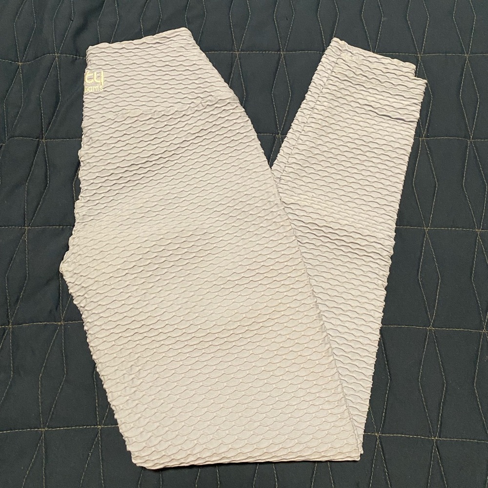 Booty by Brabants Something Blue Croco Full Length Leggings